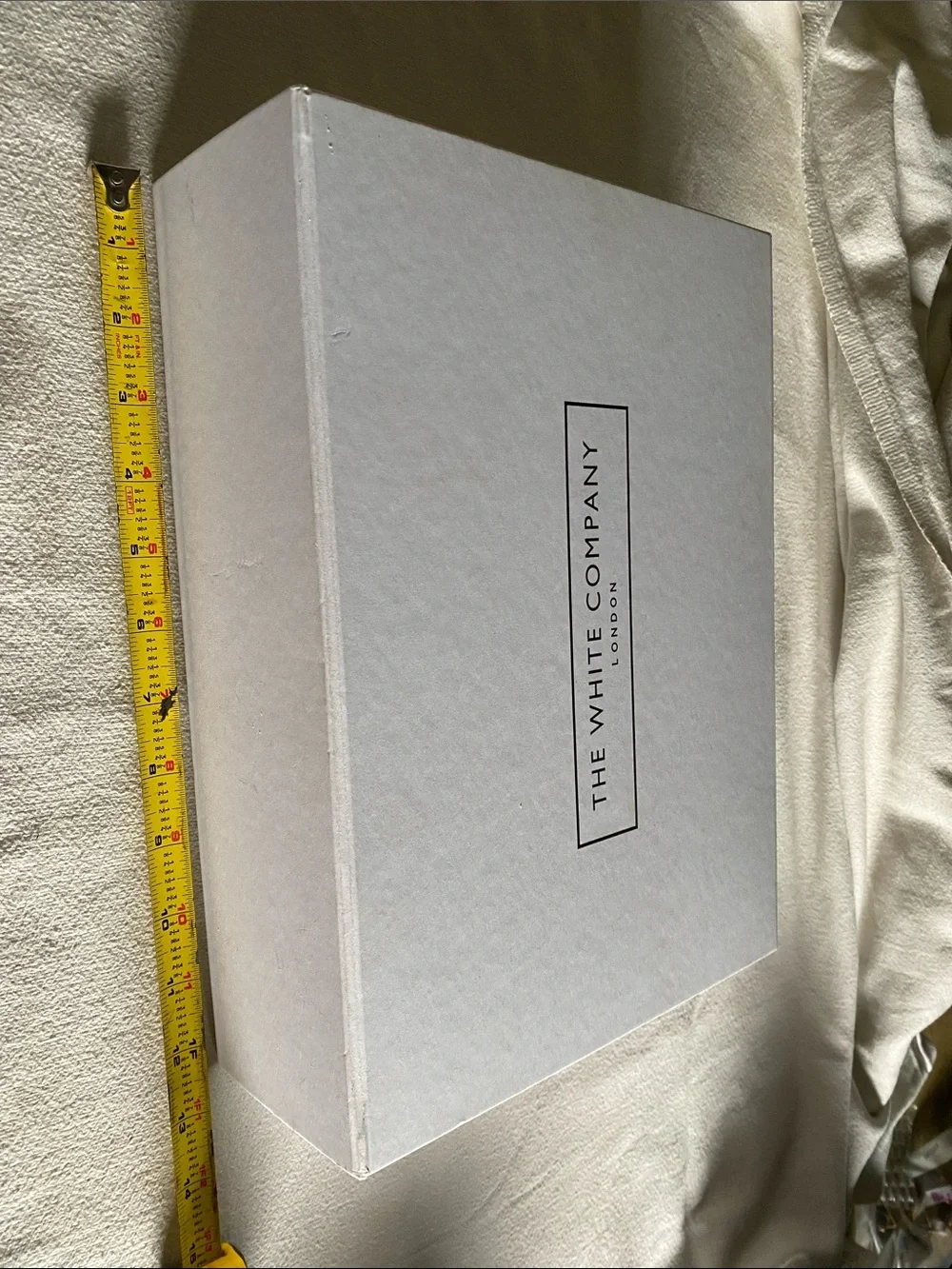 The White Company Gift Box with black bow Box Only